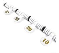 Jotekonoby Billiard Score Keeper for Pool Table Game Scorer System 93 cm Beaded Record with Wear-Resistant Fiberboard Construction Compatible with Stan