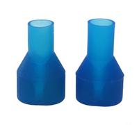 Jotekonoby Bite Valve Replacement, 2-Pack Silicone Mouthpiece Nozzle, 8Mm Inner Diameter For Hydration Packs, Blue
