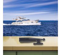 Jotekonoby Boat Hook for Fishing and Docking - 20cm Nylon Plastic Dual End Mooring Hook with Blunt Tip and Hook End - Compatible with Boats, Rafts, Yac