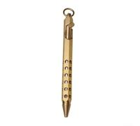 Jotekonoby Brass Bolt Action Ballpoint Pen for Business Signature Writing Student Office Use Smooth G2 Refill Compatible Elegant Design 126/138mm(without scale)
