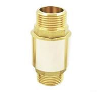 Jotekonoby Brass Vertical Check Valve DN15-DN25 G Thread for Water Backflow Prevention with Copper Stem and Core, Industrial Grade One-Way Flow Valve for Water Supply and(1/2-115g)