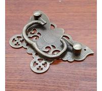 Jotekonoby Butterfly Style Drawer Handle in Antique Bronze Finish, Solid Copper Construction for Cabinet Cupboard and Furniture with 90 x 60 mm Dimensions(Copper Colored)