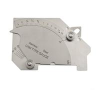 Jotekonoby Cam-Type Weld Seam Gauge Stainless Steel Seam Gauge, Measuring Tool, 100 * 68mm, For Bevel Angles Heights Widths Gaps