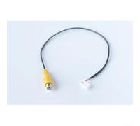 Jotekonoby Camera Input Cable for Head Units, For Video Input Cable for Car, Backup Camera Adapter with For Output, 22cm Black