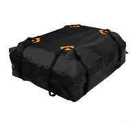 Jotekonoby Car Roof Bag 15 Cubic Feet Waterproof Outdoor Travel Storage Carrier - 600D Oxford Soft Shell Cargo Bag for Camping, Foldable Roof Storage with 8(420D Roof Pack)