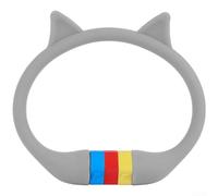Jotekonoby Cat Ear Silicone Cable For Bike Lock 10mm Thick Anti Theft Combination Password Lock with Zinc Alloy Core for Bicycle and Car Security(Gray)