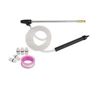 Jotekonoby Compatible with For Nilfisk and Gerni Pressure Washers Sand Blaster Wet Blasting Nozzle Kit with 2.8M Hose, Brass Adapter and Ceramic Nozzles