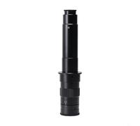 Jotekonoby CS C-Mount Microscope Camera Lens with 0.7-4.5X Optical Zoom and Adjustable Magnification for Industrial PCB Inspection and Video Microscopy Applications(300X)
