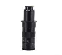 Jotekonoby CS C-Mount Microscope Camera Lens with 0.7-4.5X Optical Zoom and Adjustable Magnification for Industrial PCB Inspection and Video Microscopy Applications(120X)