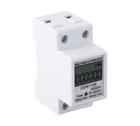 Jotekonoby DDS1108 Single Phase Energy Meter with LCD Backlight Digital Display for 50A 60A Current Monitoring and Electricity Consumption Measurement(Without Backlight)