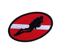 Jotekonoby Dive Diving Badge Patch Scuba Flag Dive Iron Flag Embroidered Dive on Patch