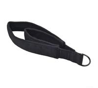 Jotekonoby Double Loop Pilates Foot Straps for Reformer Equipment, 2-Pack Cotton Webbing with Fleece, D-Ring Compatible for Home Gym Yoga Workout