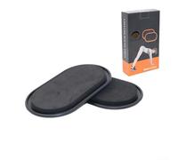 Jotekonoby Dual-Sided Pilates Core Sliders with Large -Surface for Hands or Feet, Gliding Disc Plates for Full Body Workout on Hardwoo, Portable Equipment(Black)