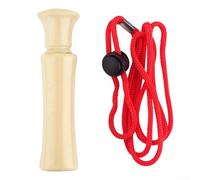 Jotekonoby duck call with Lanyard, Outdoor Hunting Whistle Realistic Sound Caller Decoy, for Wild Ducks Pheasant Mallard Goose Lightweight(Natural wood color)