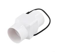 Jotekonoby Duct Fan Powerful Inline Exhaust Fan 12V 6W Duct Blower 50mm,Quiet 38dB Operation Indoor Air Exhaust for Bathroom, Kitchen, Warehouse, Chicken Coop(White 60MM)