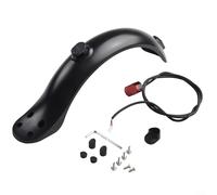 Jotekonoby E-Scooter Mudguard Set, ABS Metal Construction, Rear-Fender Four-Hole Design, With Tail Light, Fits 8.5 Inch Models, Outdoor Private Use