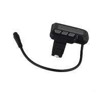 Jotekonoby Efor Bike Display 24v 36v 48v Lcd for Electric for Bike Having 6pin Water-repellent Connector Compatible with 02omd Controller Handlebar Mount Φ222mm