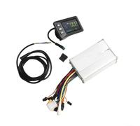 Jotekonoby Electric For Bicycle Motor Controller and LCD Display Set, 36V/48V 250-350W Brushless for E-Bikes and Scooters with S866 Panel and Wiring Diagram(24/36V)