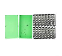 Jotekonoby Electric for Bike Battery Housing 48V 13S 6P Configuration 18650 Cell Holder ABS PC Enclosure for E-Scooter DIY Battery Pack Assembly Protection Shell(Without PCB Board (Green))