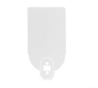 Jotekonoby Electric Scooter License Plate Holder for and Pro - Acrylic Number Plate Sign Mount with Screws Included, Shockproof & Easy to(White)