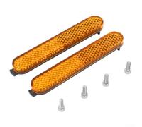 Jotekonoby Electric Scooter Wheel Cover Protect Shell Having Reflective Strap for Pro 2 and Mi 3 Side Fender Guard Compatible Having Front Plus (YELLOW)