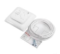 Jotekonoby Electric Underfloor Heating Thermostat Controller with Floor Sensor and For 3m Cable, 230V 16A Programmable Temperature Control Switch, Manual Knob Adjustment,