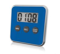Jotekonoby Electronic Timer with LCD Display, Magnetic Kitchen Timer with Alarm for Cooking and Baking, Countdown Timer with Stand, Wall Mountable Portable Desk(Blue)