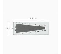 Jotekonoby Fabric Thread Count Scope with Warp and Weft Density Measurement Tool for Textile Analysis - Measuring Range 10-120 Threads/cm (26-300 Threads/inch) for Silk,(SFY241)