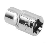 Jotekonoby Female for TORX Socket Set 1/2 Drive E Type Sockets E10-E24 Metal Construction Anti-High Hardness for Ratchet Wrench Automotive Repair(E14)
