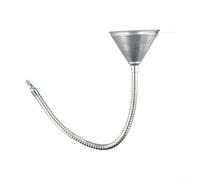 Jotekonoby Flexible Metal Fuel Funnel with Filter - Bendable Oil Filling Tool for Car Motorcycle Truck - Stainless Steel Petrol Diesel Pouring Funnel(630)