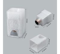 Jotekonoby Fly Tie Hair For Stacker and Fly Winder Guide Winding Thread Fly tying tools(white Fly Tying Hair)