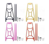 Jotekonoby Foldable For Bike Rear Rack Compatible with For Pline Cline Models, For CNC Machined Aluminium Alloy Carrier Rack for Folding Bikes, Lightweight &(Orange)