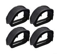 Jotekonoby For Bicycle Pedal Strap for Road, Mountain & Folding Bikes | Adjustable Foot Retention with Non-Slip Nylon Straps | Secure Cycling Foot Block (2 Pairs)