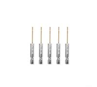Jotekonoby for HSS High Speed Steel Drill Bit Set 13 Piece Nitride Coated 1/4 Hex Shank 1.5-6.5mm for Cordless Screwdrivers Wood Plastic Metal Aluminium