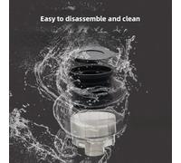 Jotekonoby For Sette 270 Bg30 - Dual-function Silicone Coffee Grinder Funnel with Aluminum Lid Hand-press Bellows for Collecting Blowing out Grounds Dishwasher-safe