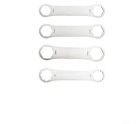 Jotekonoby Front Fork Shoulder Cover Screw Removal Tool for RST Oil Spring Forks, Stainless Steel Hex Wrench for Mountain Bike Maintenance, 170mm Silver(24-26MM)