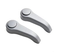 Jotekonoby Front Seat Adjustment Handle Car Seat Recliner Lever Compatible with II 1998-2008 Twingo 1993-2007 ABS Plastic Grey Left Right Pair