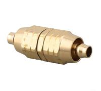 Jotekonoby Full Copper Agricultural Spray Pipe Adapter, High-Pressure Hose Joint, Quick Connector For Repairing And Extending Garden Sprayers, Lasting Performance(02)