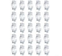 Jotekonoby Galvanized Steel EMT Conduit Hanger 25PCS with Bolts, Heavy Duty Electrical Conduit Fixing Kit for 1/2 Inch, 3/4 Inch, 1 Inch Pipe Support Clamp(3/4 inch)