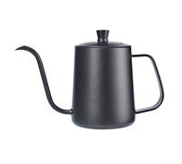 Jotekonoby Home Use Pour over Coffee Kettle Made of 304 Stainless Steel with Ergonomic Design and Long Narrow Spout, Multiple Sizes & Colors(L-400ml black)