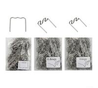 Jotekonoby Hot Stapler Staples 1500PCS for Plastic Welding Repair Kit, 0.6mm Wave & 0.8mm Flat Staples Compatible with ABS PVC Nylon Car Bumper, Stainless Steel