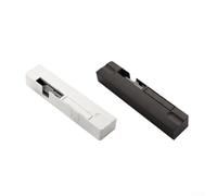 Jotekonoby Hydraulic Door Closer with Adjustable Damping Buffer for Wooden Doors, Anti-Pinch Safety Design, for Easy Installation for Indoor and Out(Black-Left)