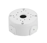 Jotekonoby Junction Box Deep Base For Security Surveillance Cameras, Cable Management System Weather Resistant Security Camera Mount Bracket White(10cm)
