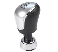Jotekonoby Leather Gear Knob for Ford Focus for c-max Kuga Black | Leather, Black White, 5 6 Speed, Mk2 Mk3 Mk4, for shifter Handle