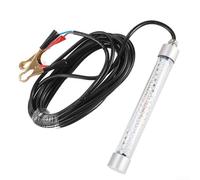 Jotekonoby LED Fish Attractor Lamp 50W Green Fishing Light 12V IP68 Waterproof Submersible Bait Lamp for Deep Sea Fishing Aluminum Build(50W)