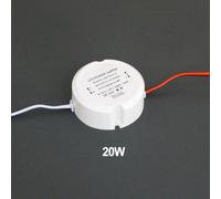 Jotekonoby LED Transformer 12V 24V 20W Mini AC to DC Power Supply IP66 Waterproof Low Voltage Driver for Outdoor with Surge Protection Compact Design