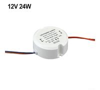 Jotekonoby LED Transformer 12V/24V 24W IP66 Waterproof Constant Voltage Power Supply for Ring LED with Compact Design and Safety Protection(12V 24W)
