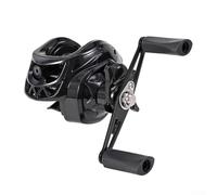 Jotekonoby Left or Right Hand Fishing Reel - Ambidextrous Carbon Fiber Reel for Smooth Retriever Action, Lightweight 199g Design, Compatible with(RED RIGHT HAND)