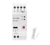 Jotekonoby Light Controller Switch with Sensor AC220V-240V for Industrial Automatic Lamp Control, Adjustable Lux Control, 16A 25A for Relay, DIN Rail Mount(25A)