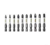 Jotekonoby Magnetic Screwdriver Bit Kit 1/4 Inch Hex Shank 11 Piece Set Cross for Phillips Torx Hex Key Driver Bits PH1 PH2 PH3 T8 T15 T20 T25 with Magnetic Holder(Cross)